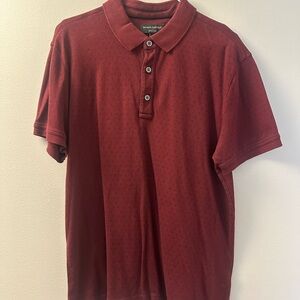 Banana Republic Deep Red Polo Shirt